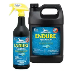 Endure Sweat Resistant Fly Spray for Horses, Easy Pour Spout Refill (Gallon)