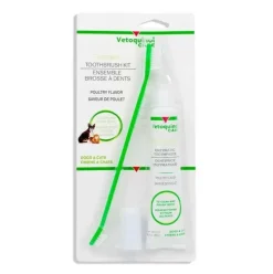 Enzadent Enzymatic Poultry-Flavored Toothbrush Kit for Dogs & Cats