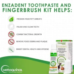Enzadent Enzymatic Poultry-Flavored Fingerbrush Kit for Dogs & Cats