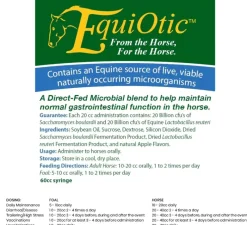 Equiotic Equine Probiotic Syringe for Horses (60 ml)