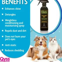 EQyss Avocado Mist Conditioning Spray for Horses Dogs & Cats