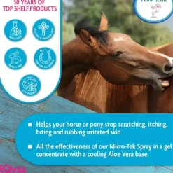 EQyss Micro-Tek Maximum Strength Anti-Microbial Skin Care Gel for Horses (16 oz)