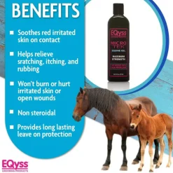 EQyss Micro-Tek Maximum Strength Anti-Microbial Skin Care Gel for Horses (16 oz)