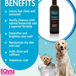 EQyss Premier Pet Shampoo for Dogs, Cats & Puppies (16 oz)
