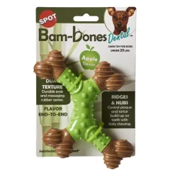 Ethical Bambone Dental X-Bone Apple Toy For Dog