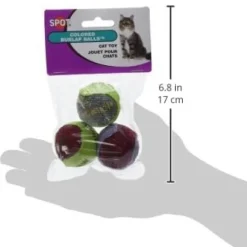 Ethical Burlap Balls Toy For Cats