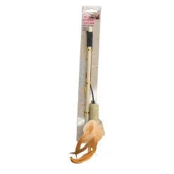 Ethical Cat-Bernet Cork Teaser Wand Assorted Toy For Cat
