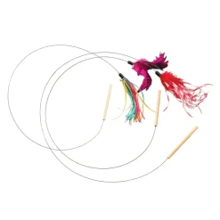 Ethical Cat Prancer Teaser Wand Assorted Toy For Cats (44")