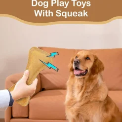 Ethical Dura-Fuse Leather Bone Toy For Dogs