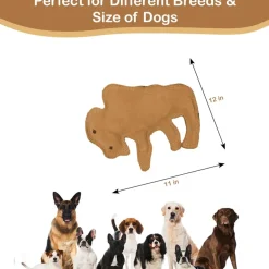 Ethical Dura-Fuse Leather Buffalo Toy For Dogs