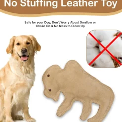 Ethical Dura-Fuse Leather Buffalo Toy For Dogs