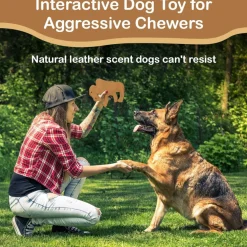 Ethical Dura-Fuse Leather Buffalo Toy For Dogs