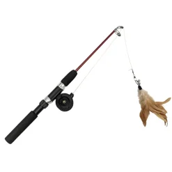 Ethical Fishing Rod N Reel Kitty Teaser Toy For Cats