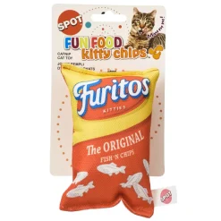 Ethical Fun Food Kitty Chips Cat Toy, Assorted Colors, Each