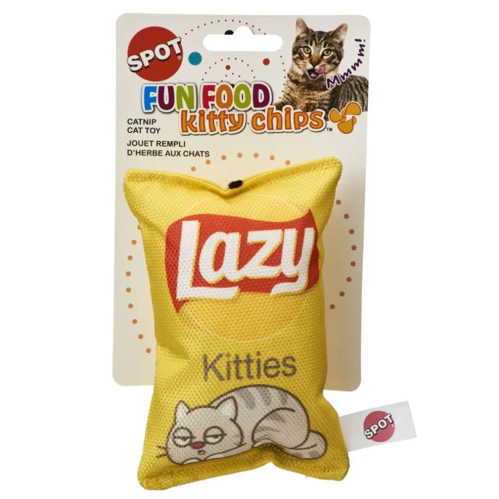 Ethical Fun Food Kitty Chips Cat Toy, Assorted Colors, Each