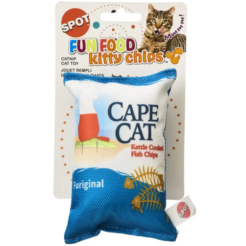 Ethical Fun Food Kitty Chips Cat Toy, Assorted Colors, Each