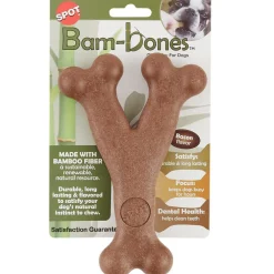 Ethical Pet Bam-bones Bacon Flavored Wish Bone for Dogs