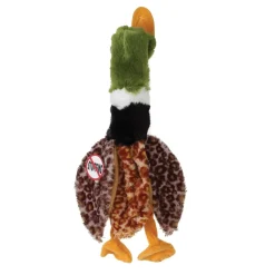 Ethical Pet Skinneeez Barnyard Series Stuffing-Free Plus Mallard Duck Toy for Dogs, assorted colors