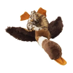 Ethical Pet Skinneeez Barnyard Series Stuffing-Free Plus Mallard Duck Toy for Dogs, assorted colors