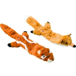 Ethical Pet Skinneeez Extreme Quilted Stuffing-Free Raccoon Toy for Dogs