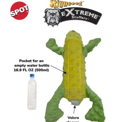 Ethical Pet Skinneeez Extreme Stuffer Frog Toy for Dogs 14"