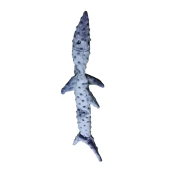 Ethical Pet Skinneeez Extreme Stuffing-Free Triple Squeaker Shark Dog Toy