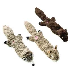 Ethical Pet Skinneeez Extreme Quilted Squirrel Stuffing-Free Toy For Dogs