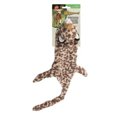 Ethical Pet Skinneeez Jungle Series Jungle Cat Stuffing-Free Toy for Dogs, assorted colors (Mini 14")