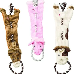 Ethical Pet Skinneeez Tugs Dog Toy Barnyard, Assorted, 23"