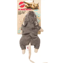 Ethical Pet Spot Big Mouse Bertha Cat Toy, Color Varies, 7-in
