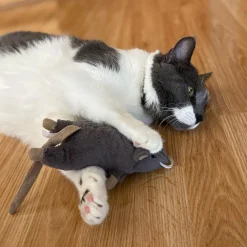 Ethical Pet Spot Big Mouse Bertha Cat Toy, Color Varies, 7-in