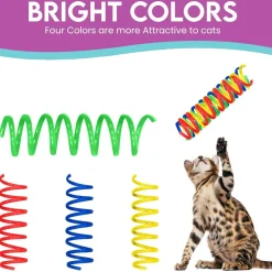 Ethical Pet Spot Colorful Springs Catnip Toy Thin, Assorted, 3
