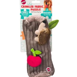 Ethical Pet Spot Crinkler Fabric Puzzle Dog Toy, Assorted Characters, 11", 1-count