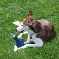 Ethical Pet Spot Dura-fuse Leather Fish Dog Toy, Character Varies, 7
