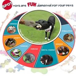 Ethical Pet Spot Elasteeez Ball & Feathers Cat Toy, Color Varies, 1-count