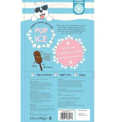 Ethical Pup Ice Choccy Lollies Peanut Butter & Chocolate Ready to Freeze Dog Treats, 2 pack