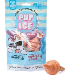 Ethical Pup Ice Waffle Cone Ready to Freeze Dog Treats, 2 pack