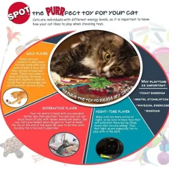 Ethical Songbird Teaser Wand Toy for Cats, Assorted Characters
