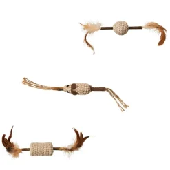 Ethical Spot Naturals Silvervine Cat Cord / Stick Assorted Toy For Cats