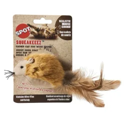 Ethical Squeakeeez Mouse w/ Catnip Assorted Toy For Cat (4")