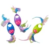 Ethical Tie Dye Jingle Roller Assorted Toy For Cat (8")