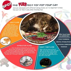 Ethical Tie Dye Plush Toy For Cat Assorted (5