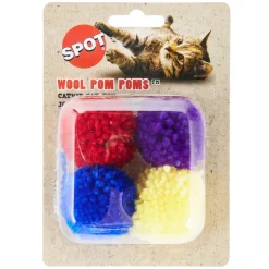 Ethical Wool Pom Pom with Catnip Toy For Cats