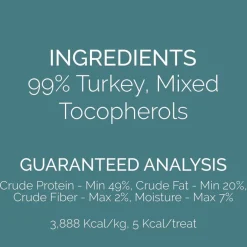 Etta Says! Eat Simple 100% Freeze Dried Turkey Dog Treats, 2.5-oz