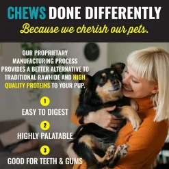 Etta Says! Premium Crunchy Elk Dog Chew Treats, 7