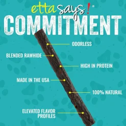 Etta Says! Premium Crunchy Elk Dog Chew Treats, 7
