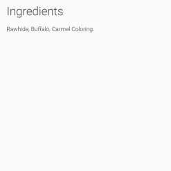 Etta Says! Premium Crunchy MEGA Buffalo Chews Dog Treats, 10", 1 count