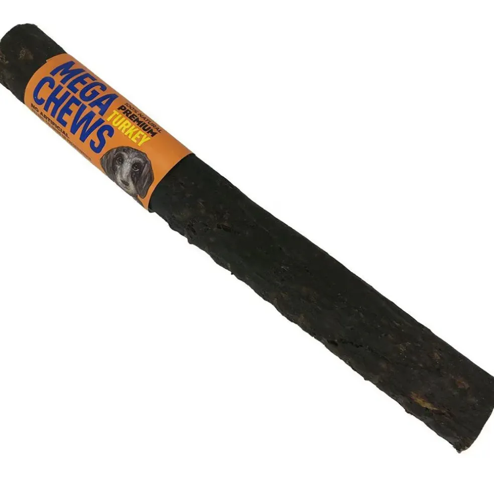 Etta Says! Premium Crunchy MEGA Turkey Chews Dog Treats, 10", 1 count