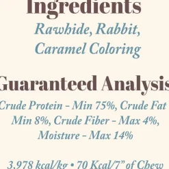 Etta Says! Premium Crunchy Rabbit Dog Chew Treats, 7