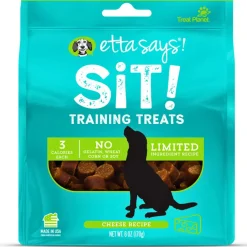Etta Says! Sit! Training Treats for Dogs Cheese Flavor, 6-oz